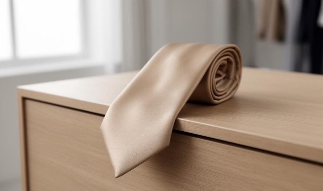 From wool to silk: understanding fabric choices when selecting your beige tie